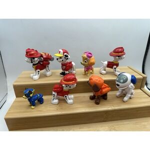 Paw Patrol Mighty Pups Lot of 8 Used Figures Good Condition